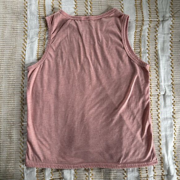 Shein Boy’s Light Red Summer Palm Tree Graphic Tank Top Size 13-14 Year - Picture 4 of 5